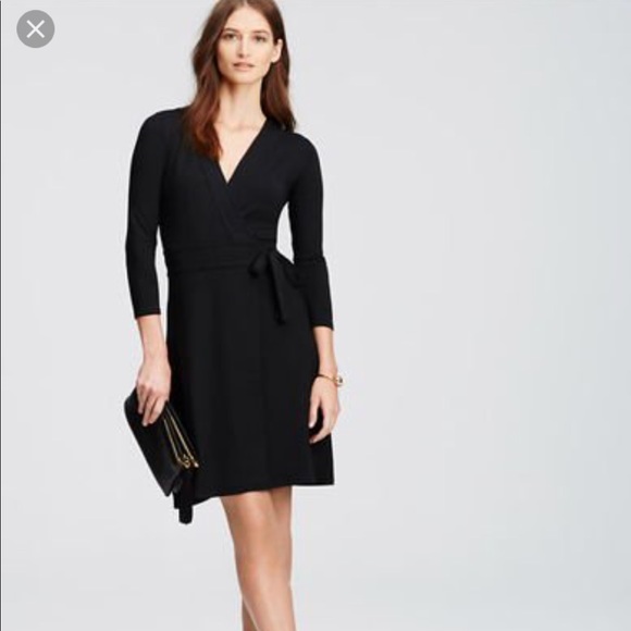 ann taylor faux wrap dress